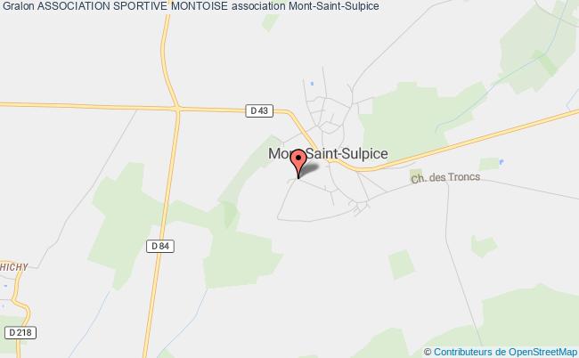 plan association Association Sportive Montoise Mont-Saint-Sulpice