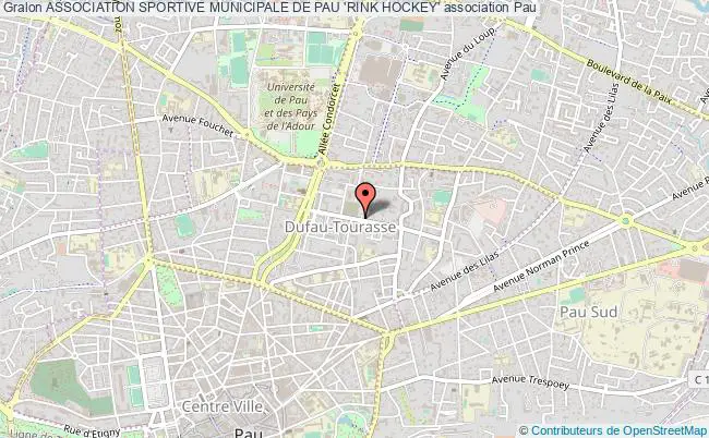 plan association Association Sportive Municipale De Pau 'rink Hockey' Pau