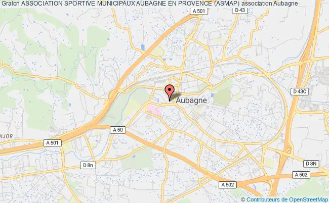 plan association Association Sportive Municipaux Aubagne En Provence (asmap) Aubagne