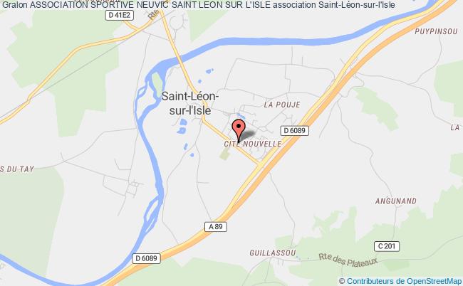 plan association Association Sportive Neuvic Saint Leon Sur L'isle Saint-Léon-sur-l'Isle