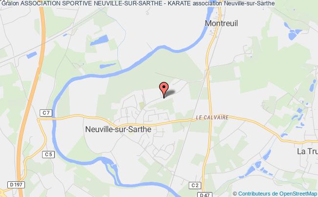 plan association Association Sportive Neuville-sur-sarthe - Karate Neuville-sur-Sarthe