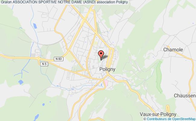 plan association Association Sportive Notre Dame (asnd) Poligny