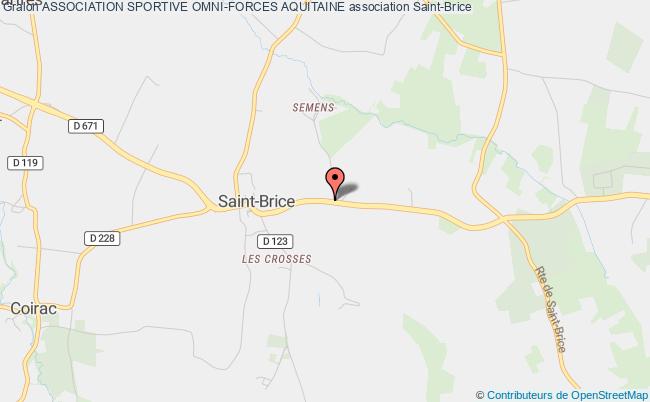plan association Association Sportive Omni-forces Aquitaine Saint-Brice