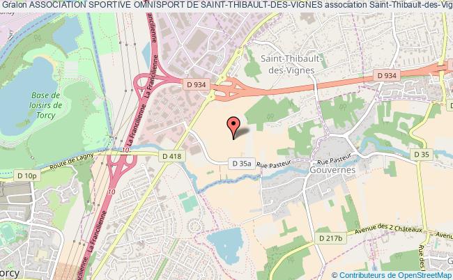 plan association Association Sportive Omnisport De Saint-thibault-des-vignes Saint-Thibault-des-Vignes