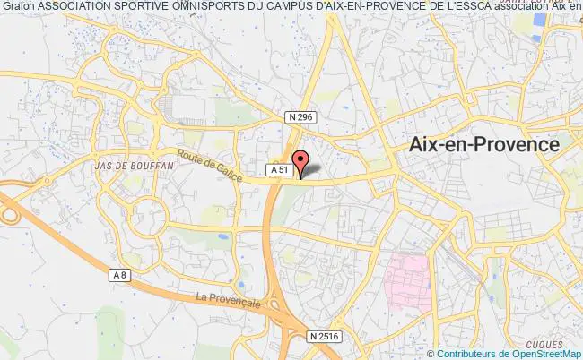 plan association Association Sportive Omnisports Du Campus D'aix-en-provence De L'essca Aix-en-Provence