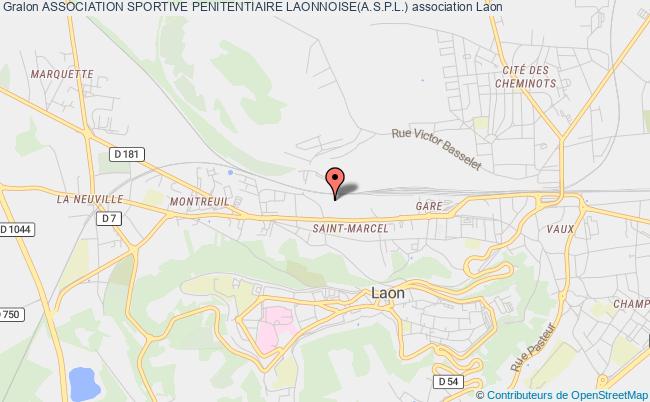 plan association Association Sportive Penitentiaire Laonnoise(a.s.p.l.) Laon