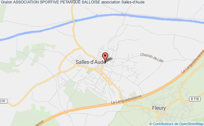 plan association Association Sportive Petanque Salloise Salles-d'Aude