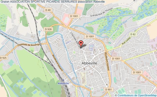 plan association Association Sportive Picardie Serrures Abbeville