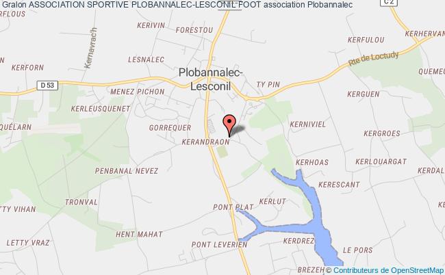 plan association Association Sportive Plobannalec-lesconil Foot Plobannalec-Lesconil