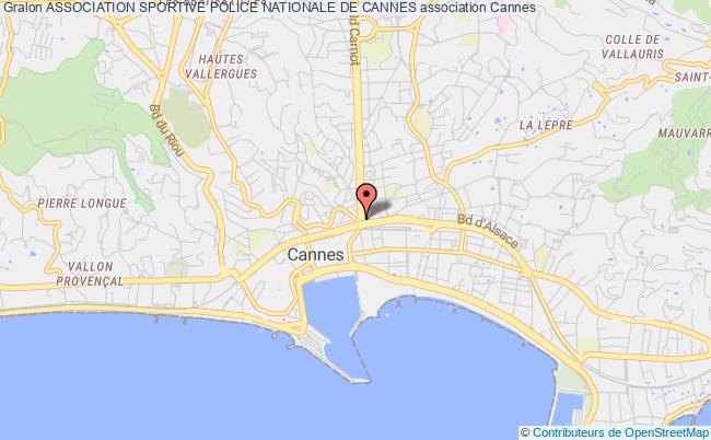 plan association Association Sportive Police Nationale De Cannes Cannes