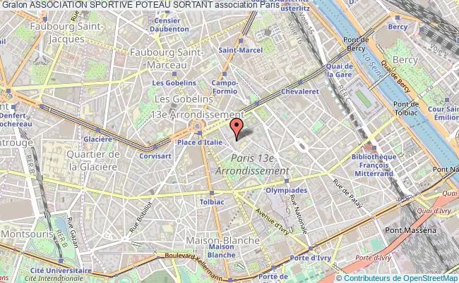 plan association Association Sportive Poteau Sortant Paris