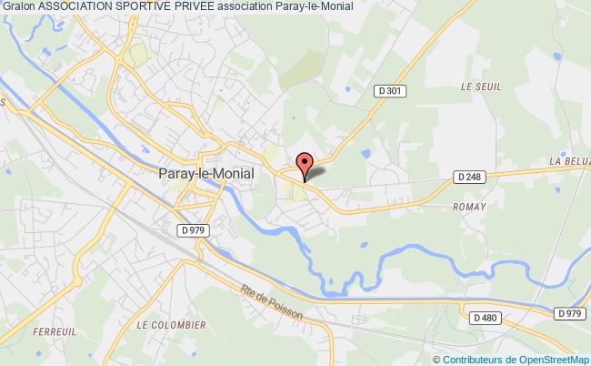 plan association Association Sportive Privee Paray-le-Monial