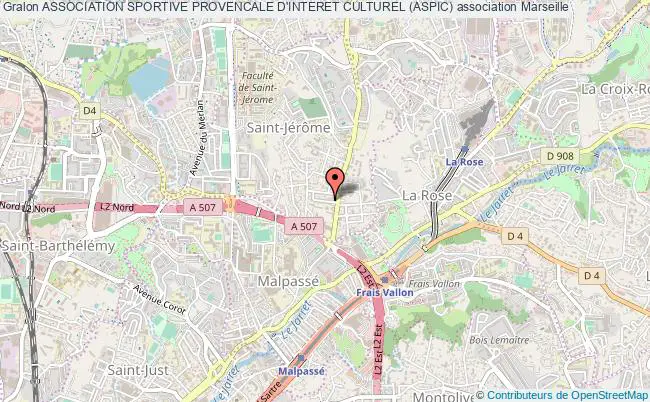 plan association Association Sportive Provencale D'interet Culturel (aspic) Marseille