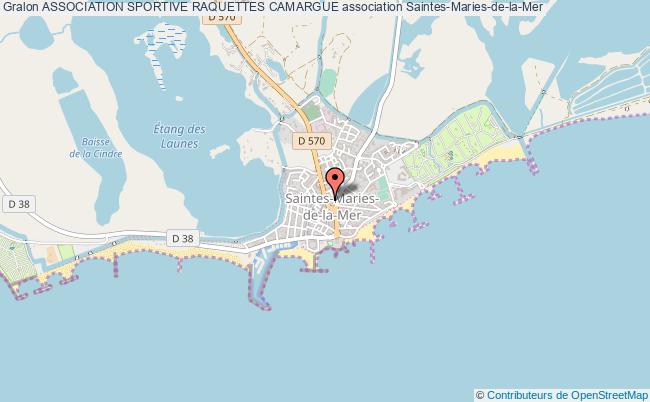 plan association Association Sportive Raquettes Camargue Saintes-Maries-de-la-Mer