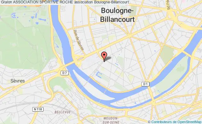 plan association Association Sportive Roche Boulogne-Billancourt