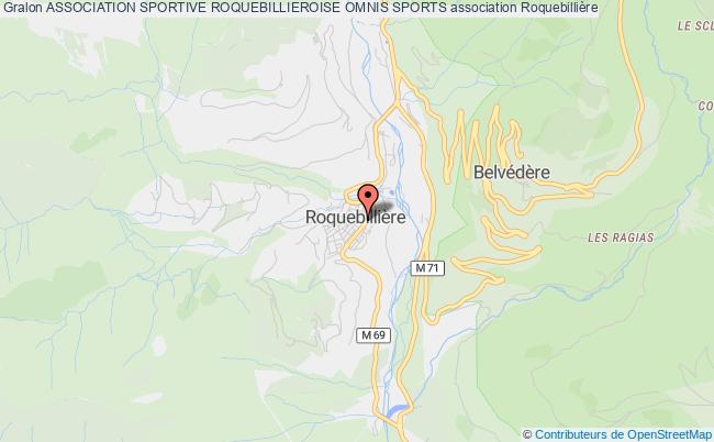 plan association Association Sportive Roquebillieroise Omnis Sports Roquebillière