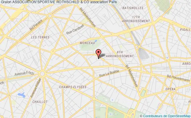plan association Association Sportive Rothschild & Co Paris