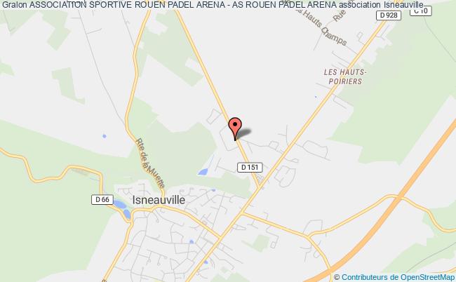 plan association Association Sportive Rouen Padel Arena - As Rouen Padel Arena Isneauville