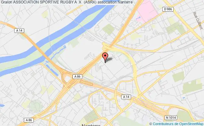 plan association Association Sportive Rugby A  X  (asrx) Nanterre