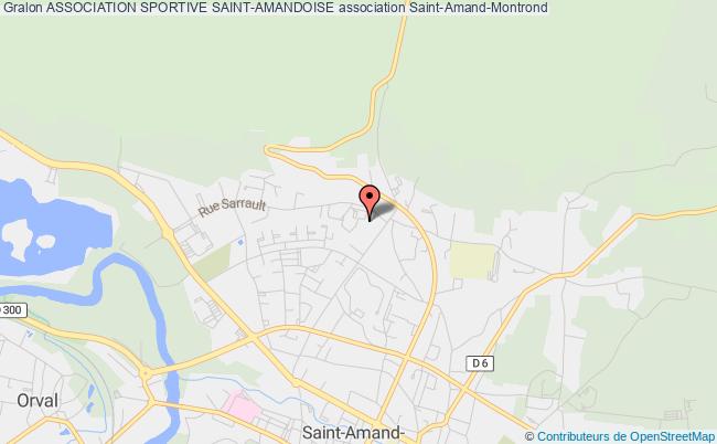 plan association Association Sportive Saint-amandoise Saint-Amand-Montrond