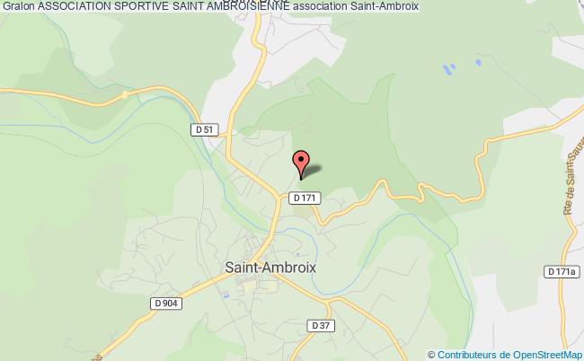plan association Association Sportive Saint Ambroisienne Saint-Ambroix