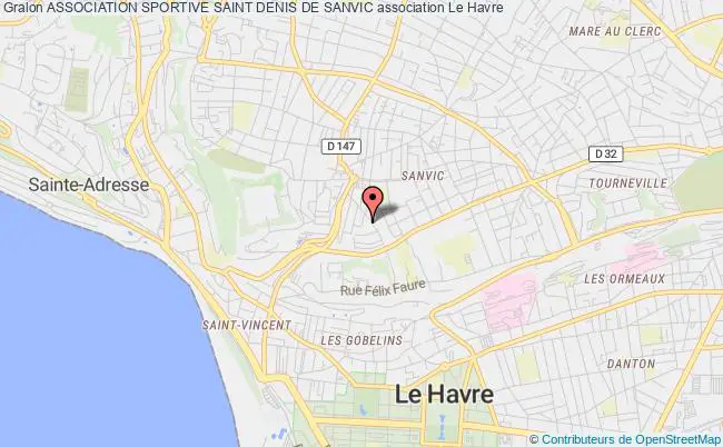 plan association Association Sportive Saint Denis De Sanvic Le Havre