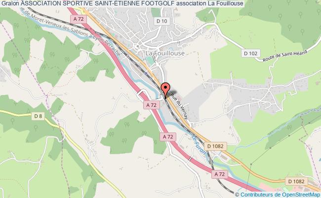 plan association Association Sportive Saint-Étienne Footgolf Fouillouse