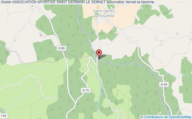 plan association Association Sportive Saint Germain Le Vernet Vernet-la-Varenne