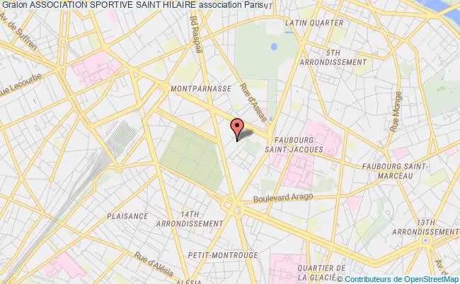 plan association Association Sportive Saint Hilaire Paris