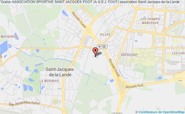 plan association Association Sportive Saint Jacques Foot (a.s.s.j. Foot) Saint-Jacques-de-la-Lande