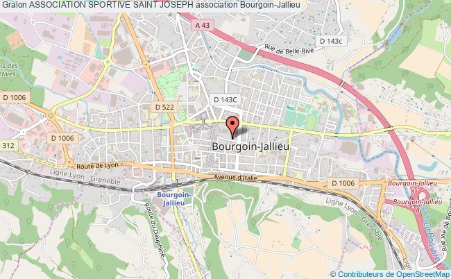 plan association Association Sportive Saint Joseph Bourgoin-Jallieu