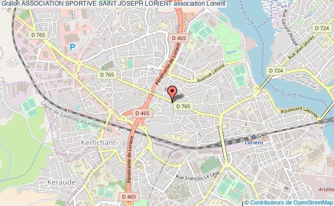 plan association Association Sportive Saint Joseph Lorient Lorient