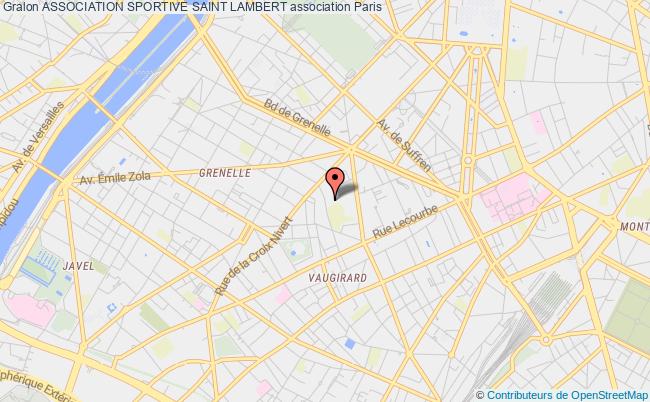 plan association Association Sportive Saint Lambert Paris