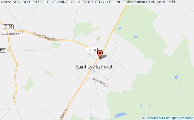 plan association Association Sportive Saint Lye La Foret Tennis De Table Saint-Lyé-la-Forêt