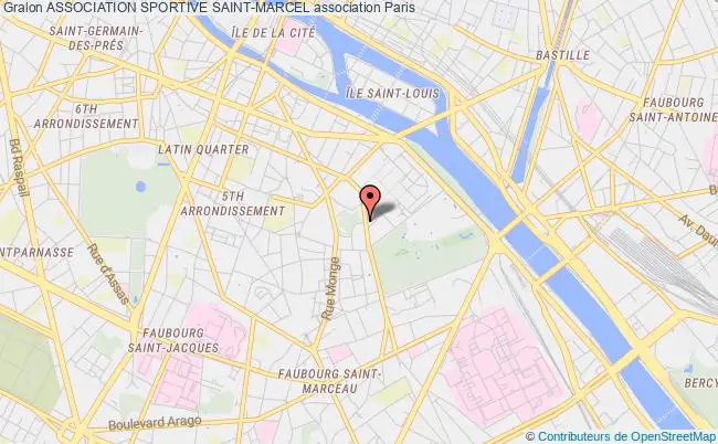 plan association Association Sportive Saint-marcel PARIS