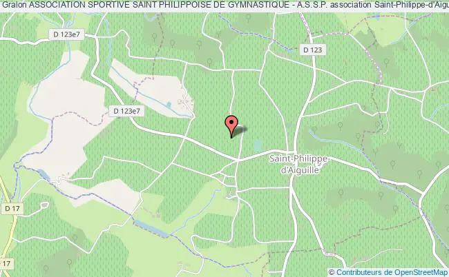 plan association Association Sportive Saint Philippoise De Gymnastique - A.s.s.p. Saint-Philippe-d'Aiguille