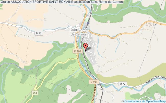 plan association Association Sportive Saint-romaine Saint-Rome-de-Cernon