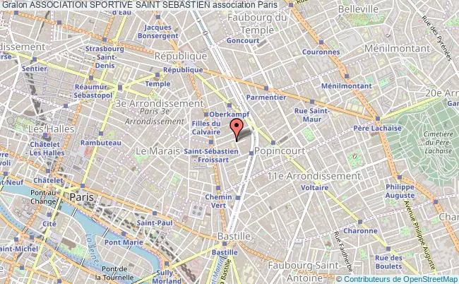 plan association Association Sportive Saint Sebastien Paris