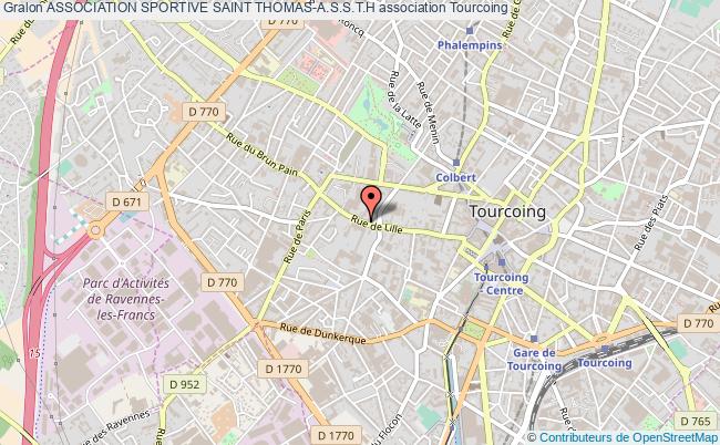 plan association Association Sportive Saint Thomas-a.s.s.t.h Tourcoing