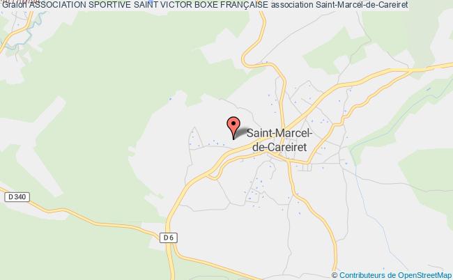 plan association Association Sportive Saint Victor Boxe FranÇaise Saint-Marcel-de-Careiret