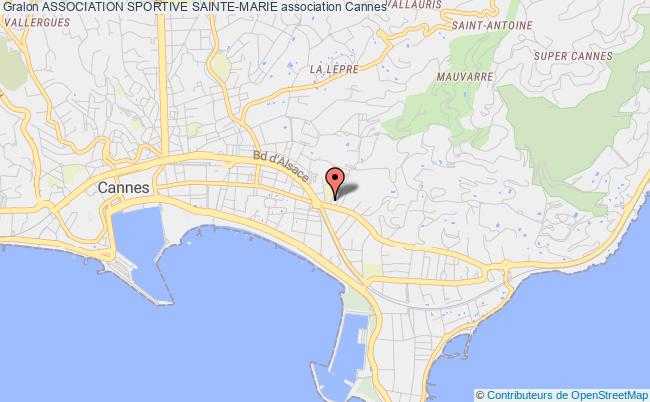plan association Association Sportive Sainte-marie Cannes