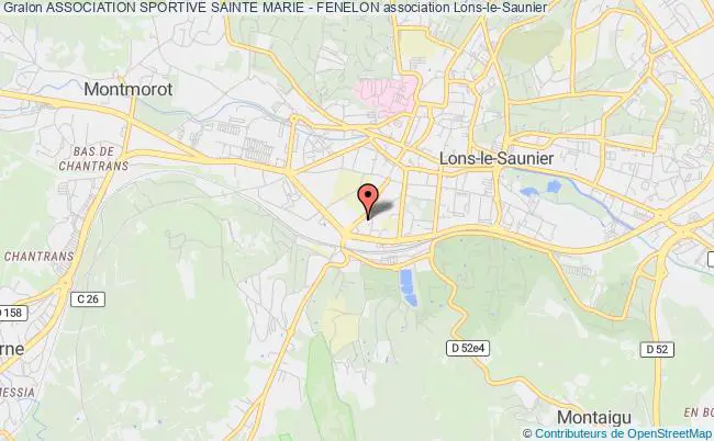 plan association Association Sportive Sainte Marie - Fenelon Lons-le-Saunier
