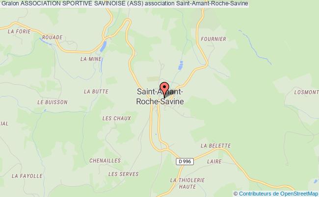 plan association Association Sportive Savinoise (ass) SAINT-AMANT-ROCHE-SAVINE