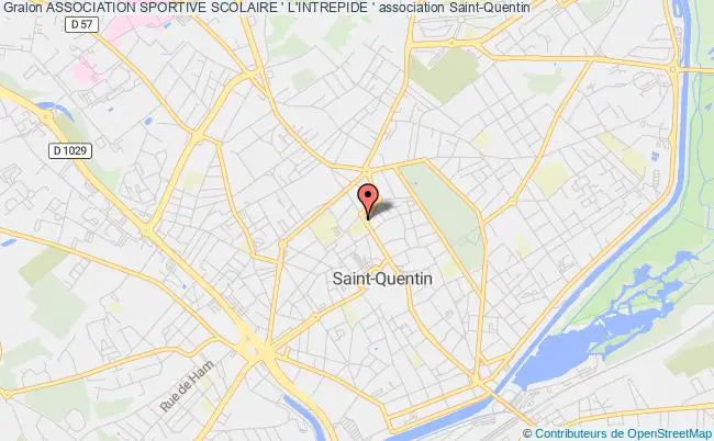 plan association Association Sportive Scolaire ' L'intrepide ' Saint-Quentin