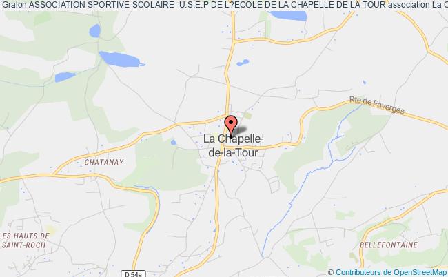 plan association Association Sportive Scolaire  U.s.e.p De L?ecole De La Chapelle De La Tour La    Chapelle-de-la-Tour