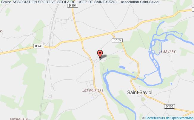 plan association Association Sportive Scolaire  Usep De Saint-saviol. Saint-Saviol