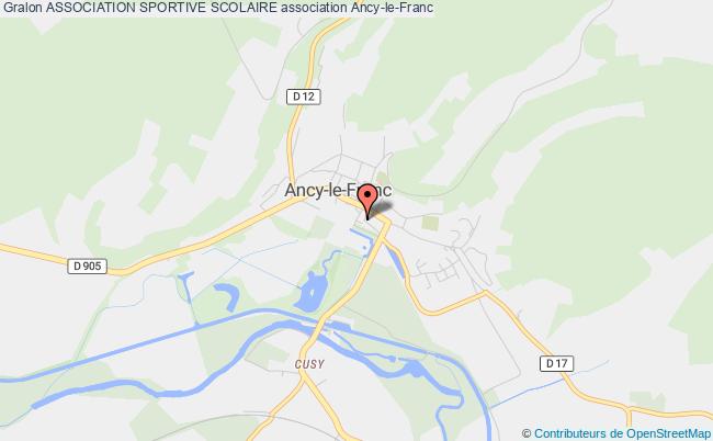 plan association Association Sportive Scolaire Ancy-le-Franc