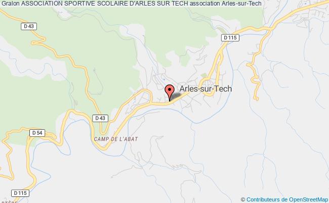 plan association Association Sportive Scolaire D'arles Sur Tech Arles-sur-Tech