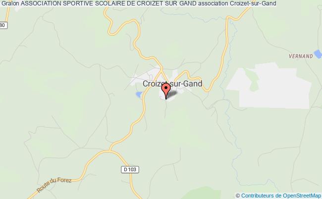 plan association Association Sportive Scolaire De Croizet Sur Gand Croizet-sur-Gand