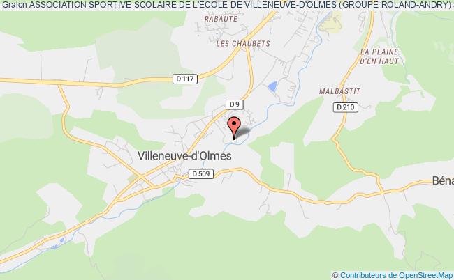 ASSOCIATION SPORTIVE SCOLAIRE DE L'ECOLE DE VILLENEUVE-D'OLMES (GROUPE ROLAND-ANDRY)